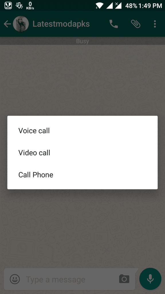 trik panggilan video whatsapp