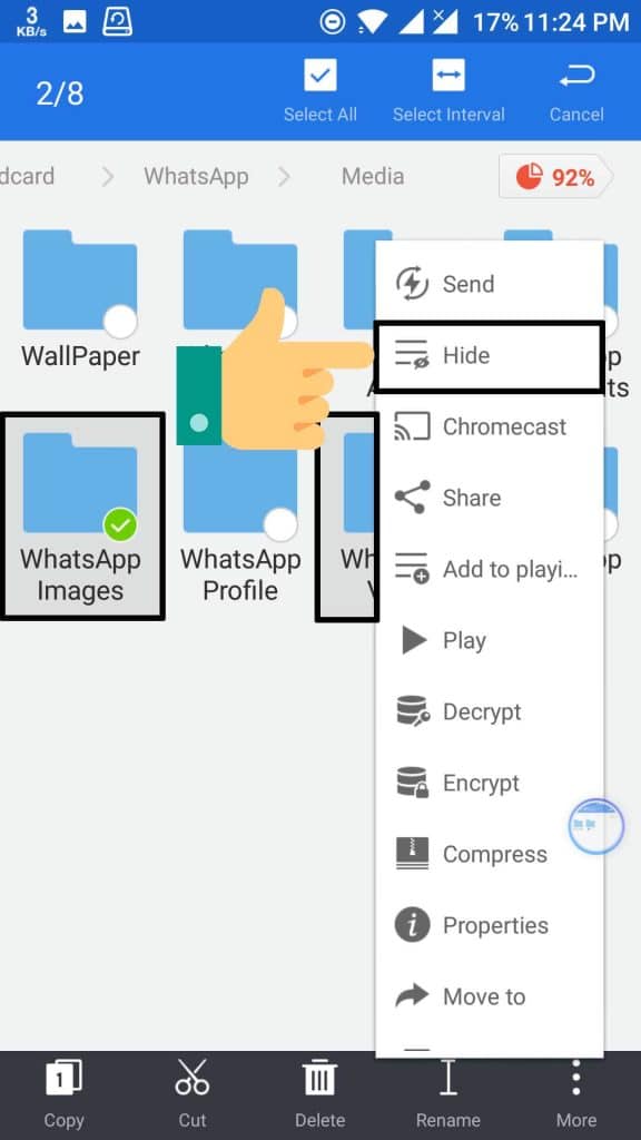 How To Hide WhatsApp Images and Videos from Gallery