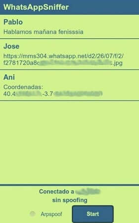 Phiên bản mới nhất của WhatsApp Sniffer