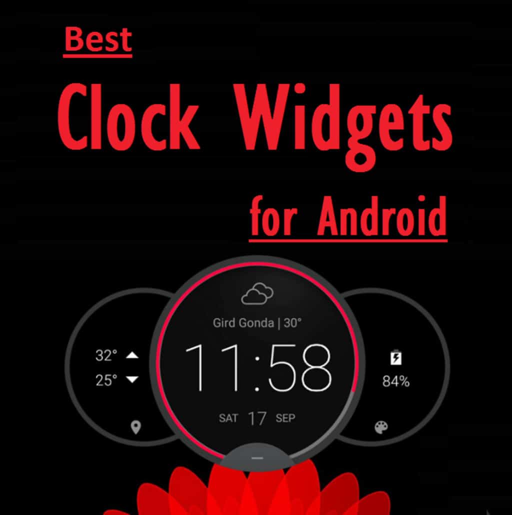 Best Clock Widget Apps for Android [Analog & Digital]