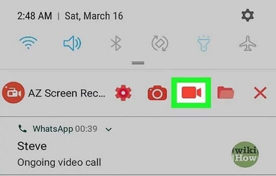 AZ Screen Recorder WhatsApp Call