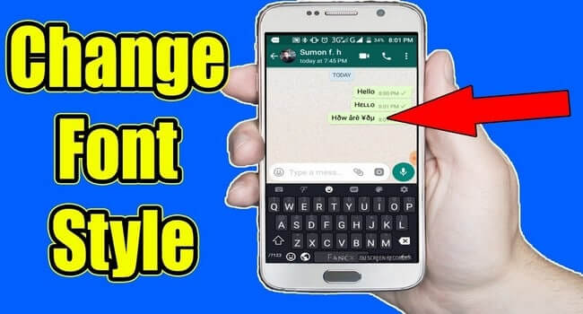 How To Change Font Style In WhatsApp [WORKING]