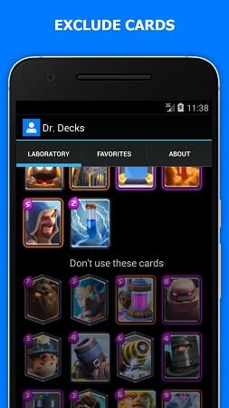 Dr. Decks Battle Decks สำหรับ Clash Royale