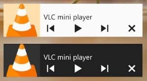 తాజా VLC మినీ ప్లేయర్