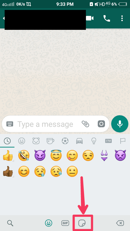 How To Send Stickers on GBWhatsApp