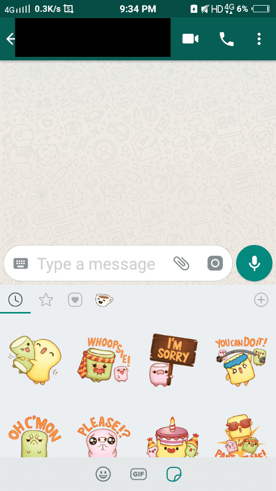 How To Send Stickers on GBWhatsApp