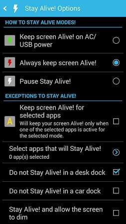 Stay Alive! Keep Screen Awake Pro APK