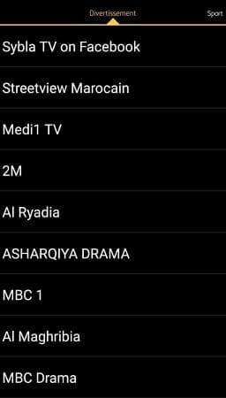 Sybla TV Android App