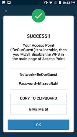 WPS WPA Tester Премиум Android APK