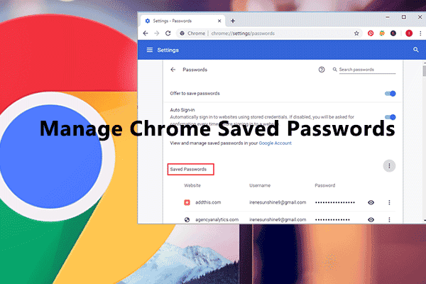 How to View Saved Passwords in Google Chrome on PC