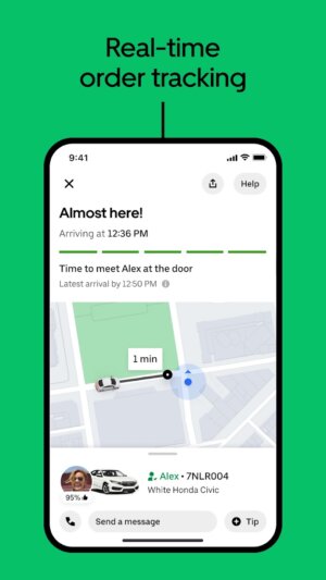 track uber eats order