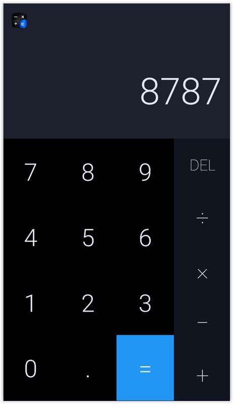 Calculator lock