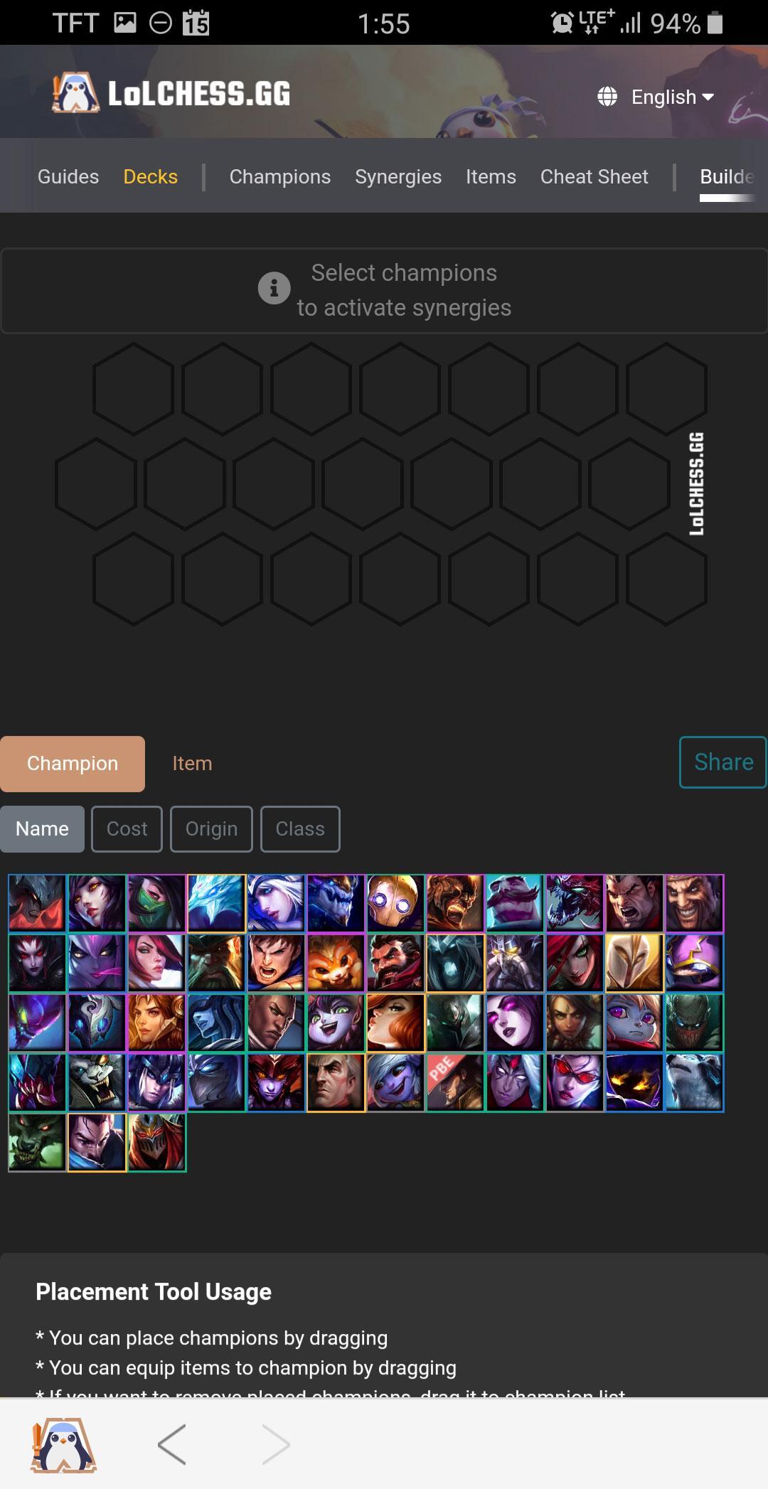 Builds For TFT - LoLChess APK for Android - Latest Version (Free