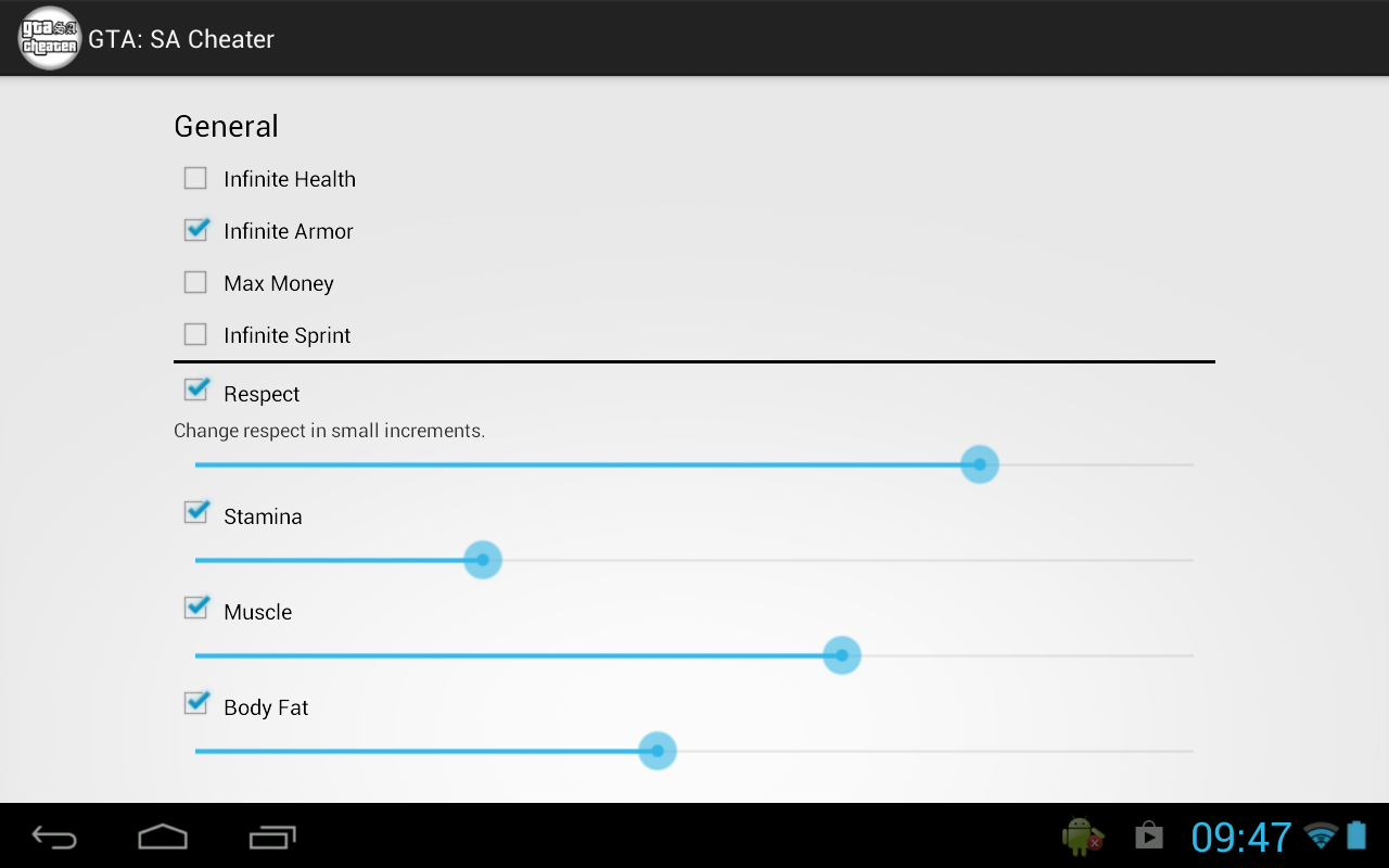 Cheats for GTA San Andreas PC APK voor Android Download