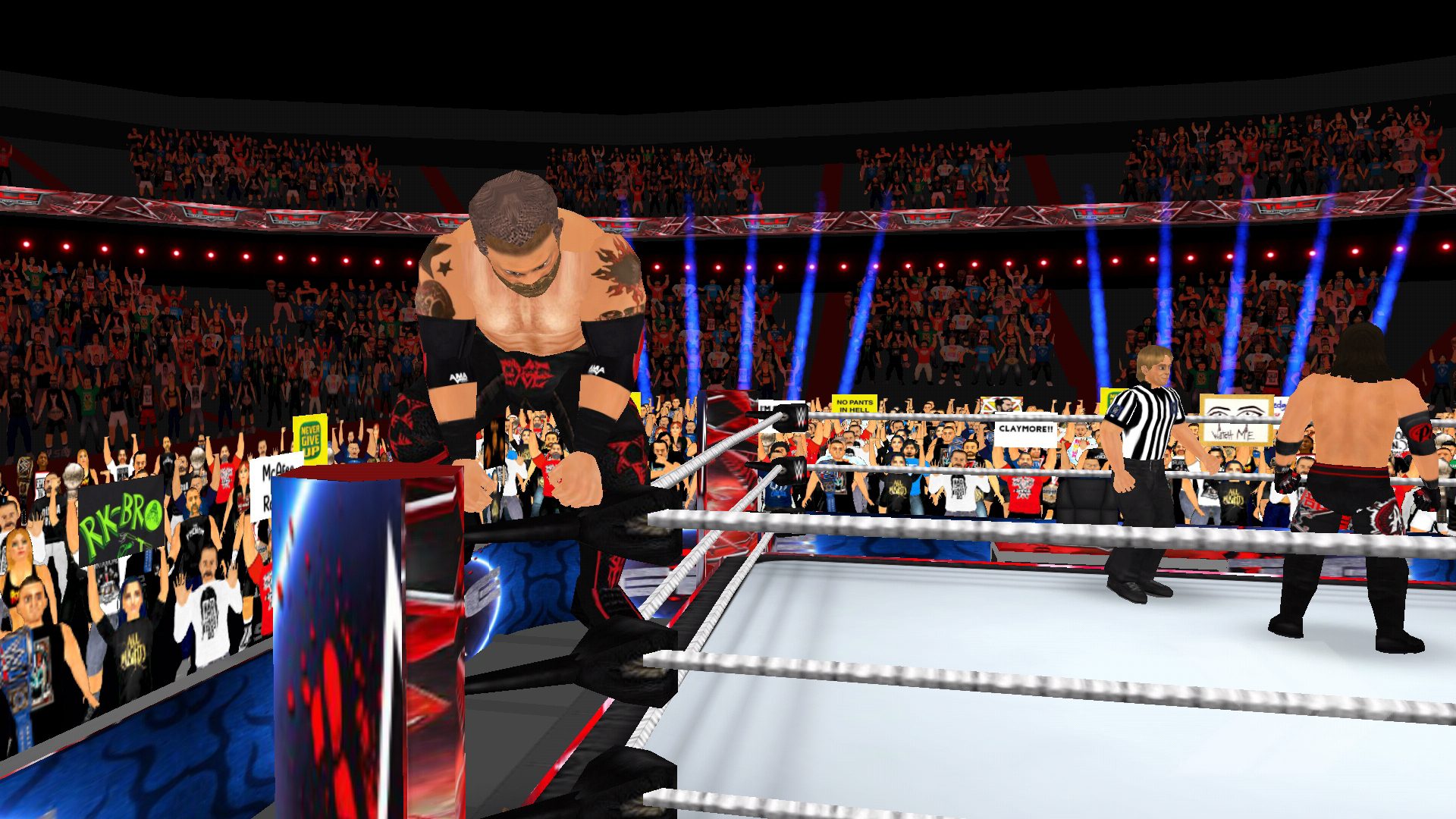 WR3D 2K23 Mod Apk Download For Android with Commentary